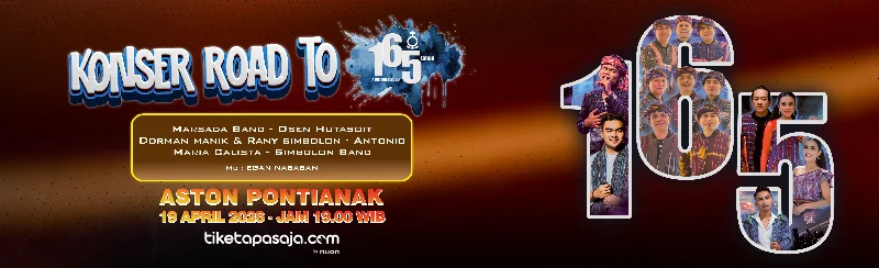 Poster KONSER ROAD TO 165 PONTIANAK