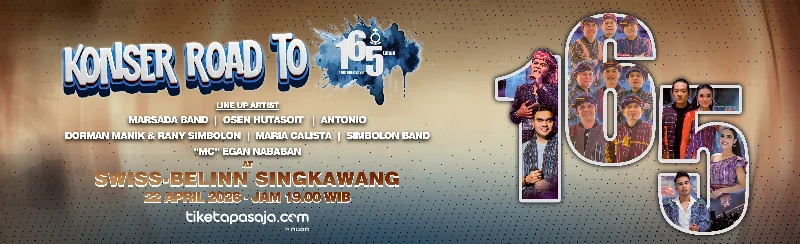 Poster KONSER ROAD TO 165 SINGKAWANG