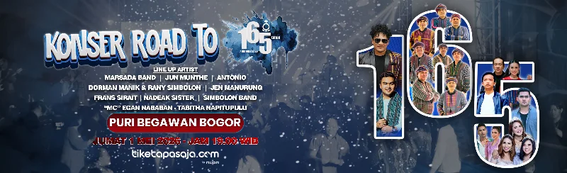 Poster KONSER ROAD TO 165 BOGOR