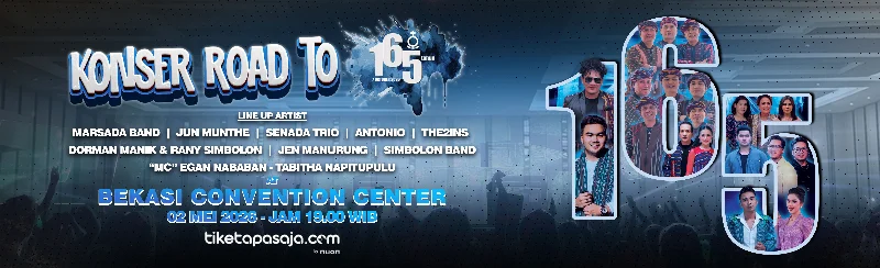 Poster KONSER ROAD TO 165 BEKASI