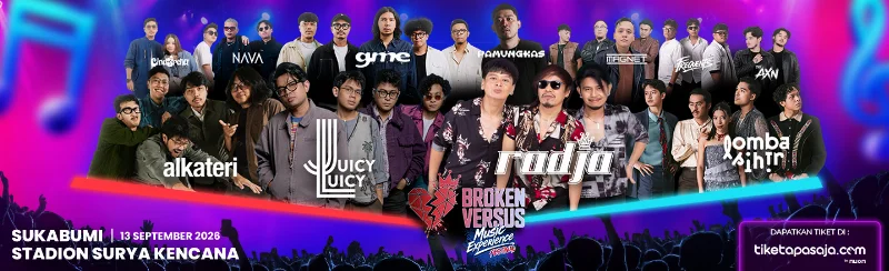 Poster Broken Versus Music Experience Fest Sukabumi
