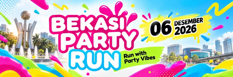 Poster BEKASI PARTY RUN 2026