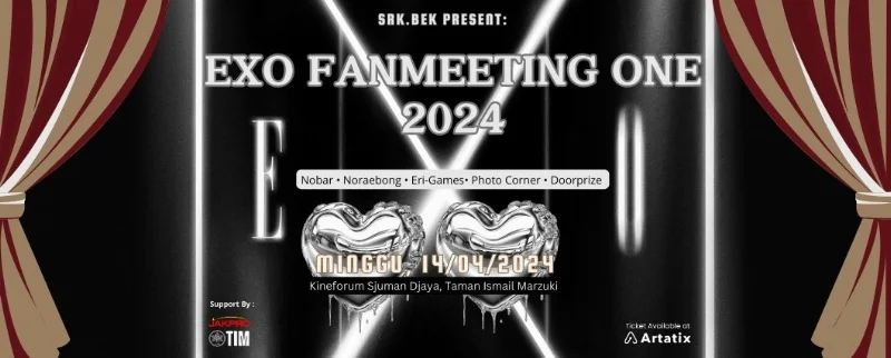Poster EXO FAN MEETING ONE 2024 X SRK.BEK