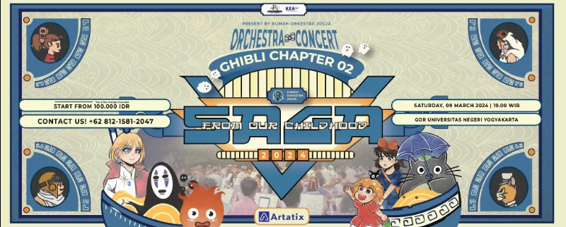 Poster Saga : Ghibli Chapter 02 by Rumah Orkestra Jogja
