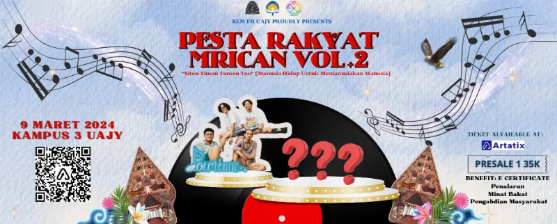 Poster PESTA RAKYAT MRICAN Vol.2