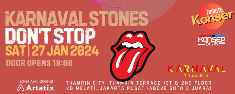 Poster Karnaval Stones â€œDont Stopâ€