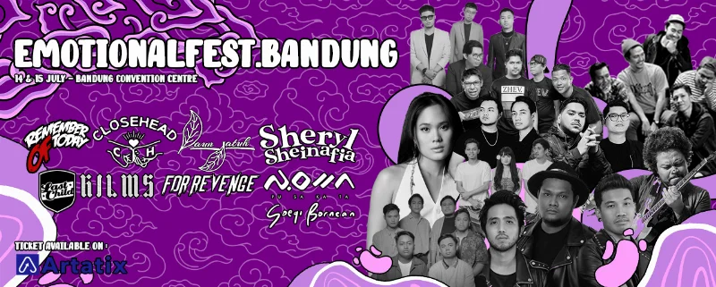 Poster Emotionalfest Bandung 2023