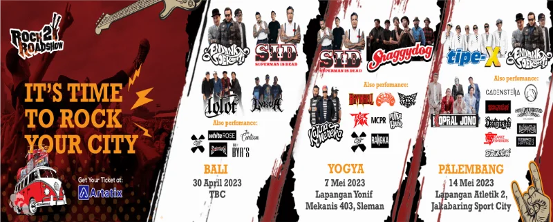 Poster Rock2Roadshow Bali