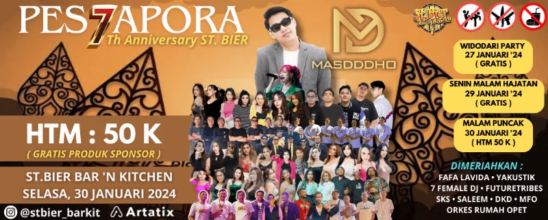 Poster PES7APORA The Anniversary St. Bier