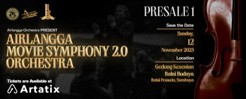 Poster Airlangga Movie Symphony 2.0 Orchestra