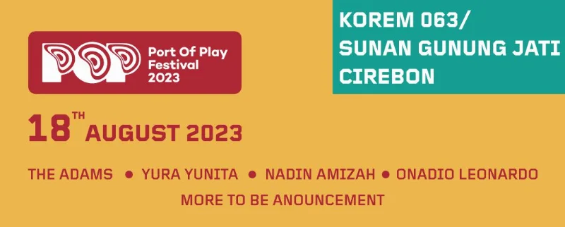 Poster PORT OF PLAY FESTIVAL 2023