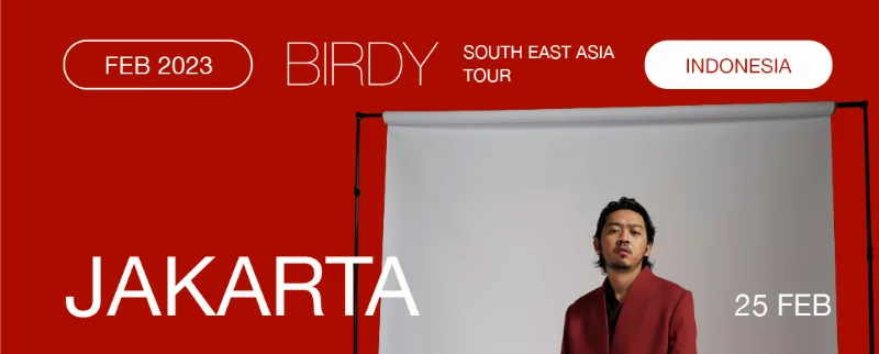 Poster Birdy Tour Indonesia - Jakarta