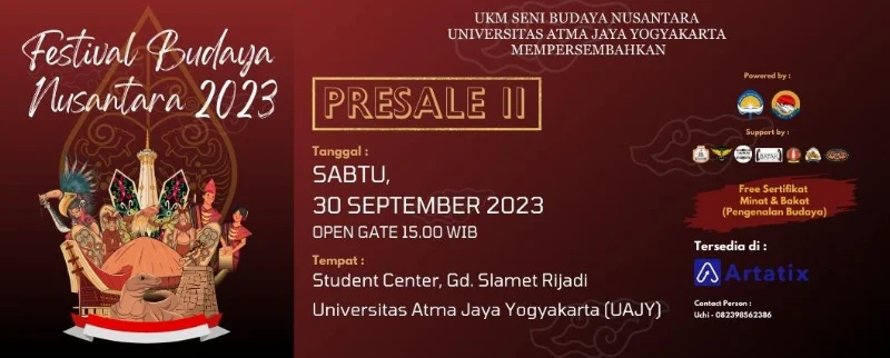Poster Festival Budaya Nusantara