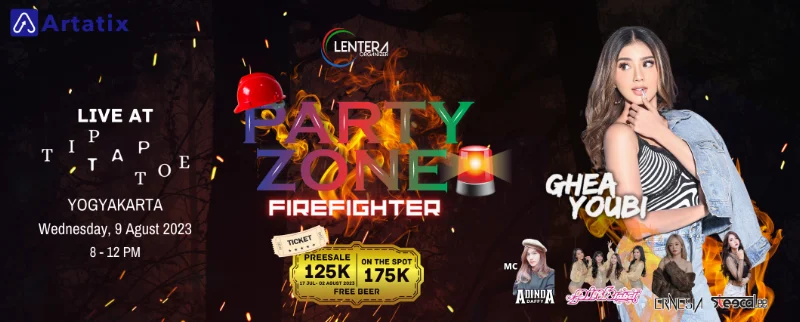 Poster PARTY ZONE FIRE FIGHTER