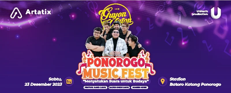 Poster Ponorogo Music Fest 2023