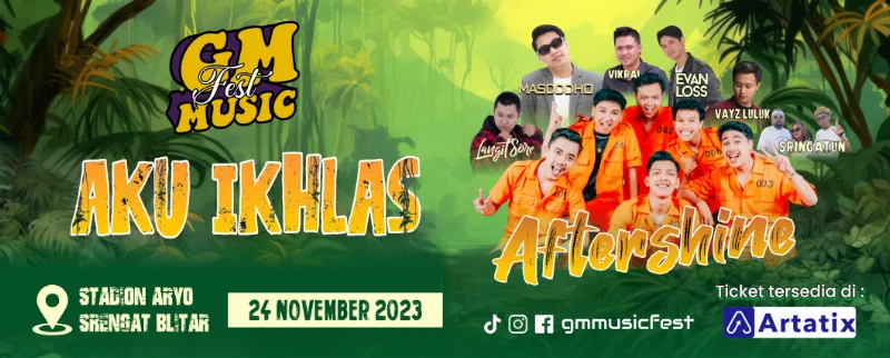 Poster GM Music Fest "Aku Ikhlas"