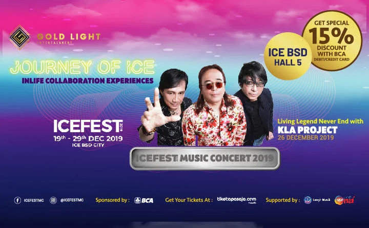 Poster JOURNEY OF ICE Living Legend Never End with KLA Project