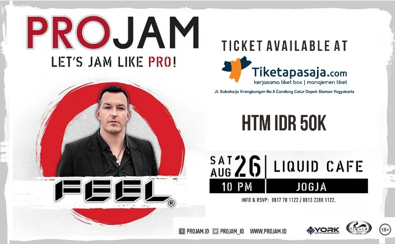 Poster FEEL AT LIQUID CLUB YOGYAKARTA