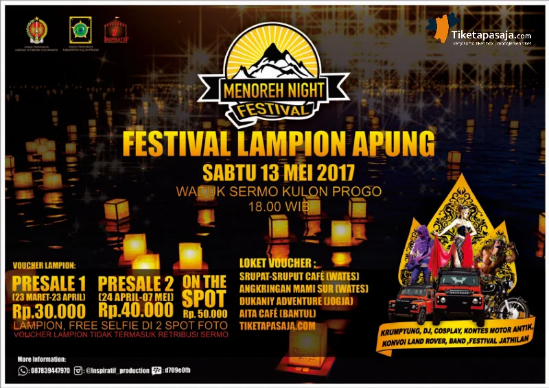 Poster Menoreh Night Festival