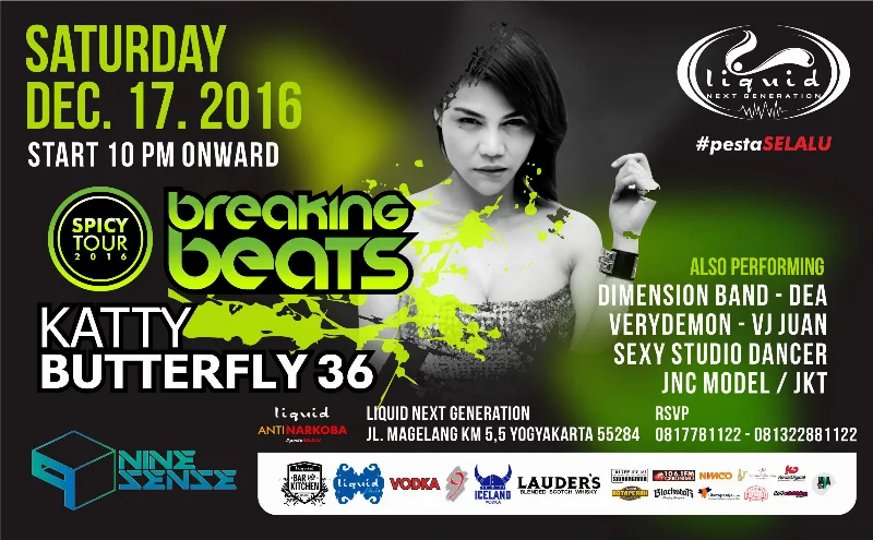 Poster BREAKING BEATS KATTY BUTTERFLY 36