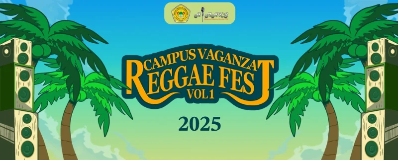Poster Campus Vaganza Reggae Fest Vol.1 2025