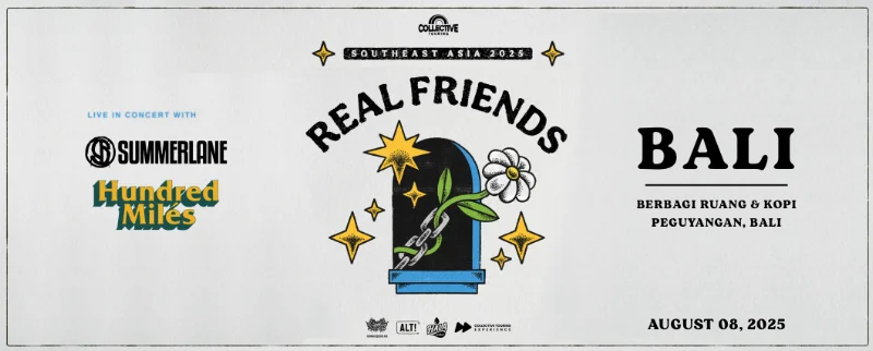 Poster Real Friends Live in Bali