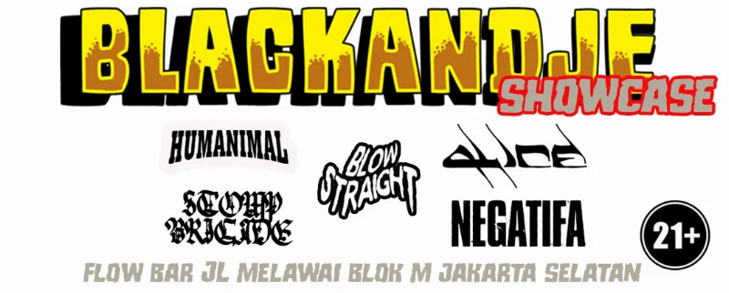 Poster Blackandje Showcase #2