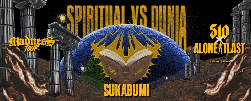 Poster MADNESS TOUR SPIRITUAL VS DUNIA (SUKABUMI)