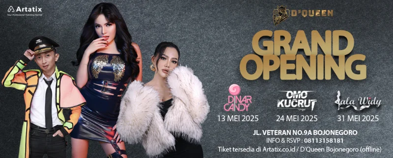 Poster D Queen Grand Opening 3 Day Pass
