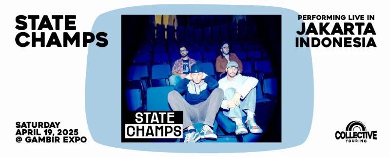 Poster State Champs Live In Jakarta