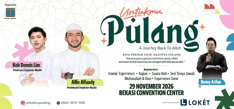 Poster UNTUKMU PULANG : A Journey Back To Allah