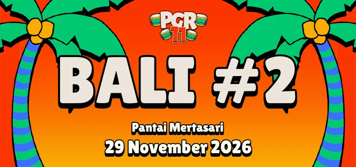 Poster PGR Vol.11 @Bali #2
