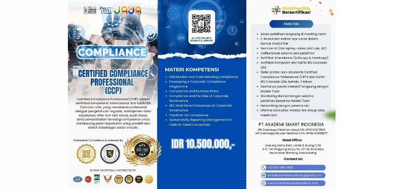 Poster Certified Compliance Professional (CCP)