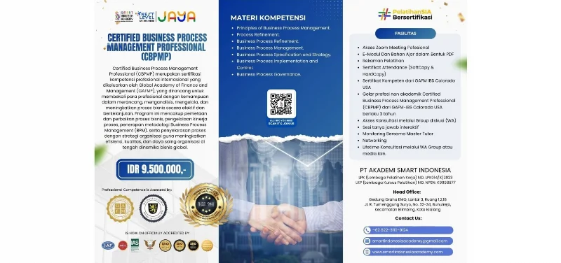 Poster Certified Business Process Management Professional (CBPMP)