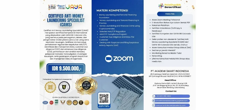 Poster Certified Anti Money Laundering Specialist (CAMS)