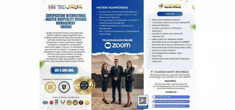 Poster Master Hospitality Revenue Management (MHRM)
