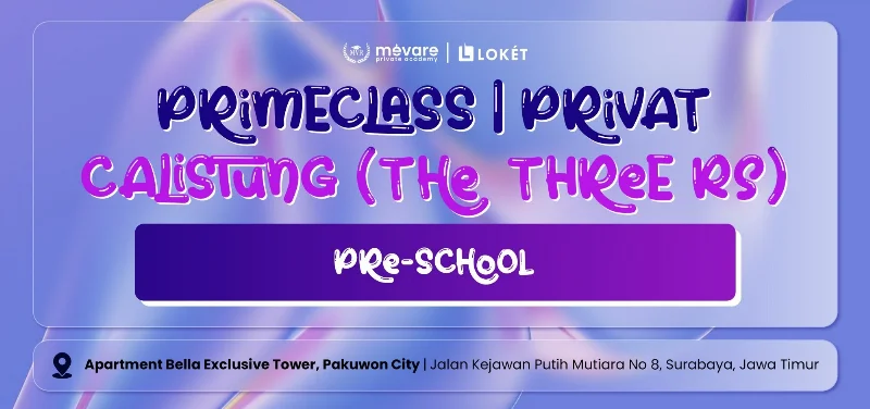 Poster PRIMECLASS CALISTUNG (THE THREE Rs) - OFFLINE DAN ONLINE