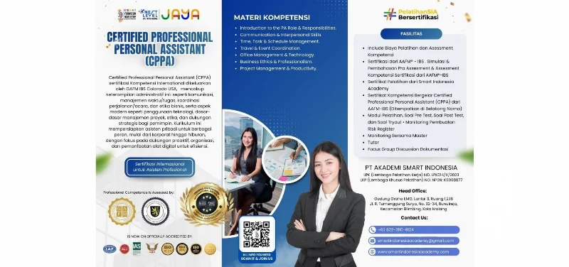 Poster Certified Professional Personal Assistant (CPPA)