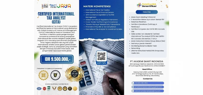 Poster Certified International Tax Analyst (CITA)
