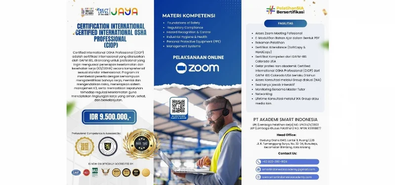 Poster Certified International OSHA Professional (CIOP)