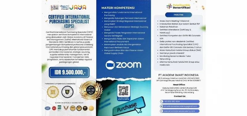 Poster Certified International Purchasing Specialist (CIPS)