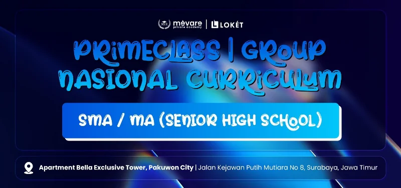 Poster GROUP PRIMECLASS SMA / MA (SENIOR HIGH SCHOOL) - OFFLINE DAN ONLINE