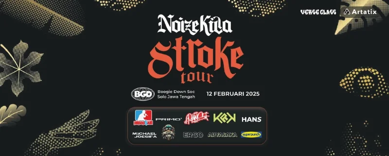 Poster Stroke Tour “Noizekilla” - Solo