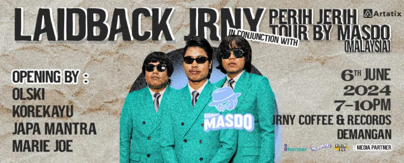 Poster LAIDBACK JRNY "PERIH JERIH TOUR BY MASDO (MLY)"