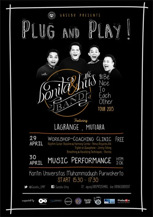 Poster Plug & Play with Bonita & The Hus Band