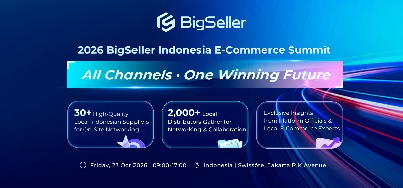 Poster 2026 BigSeller Indonesia E-Commerce Summit