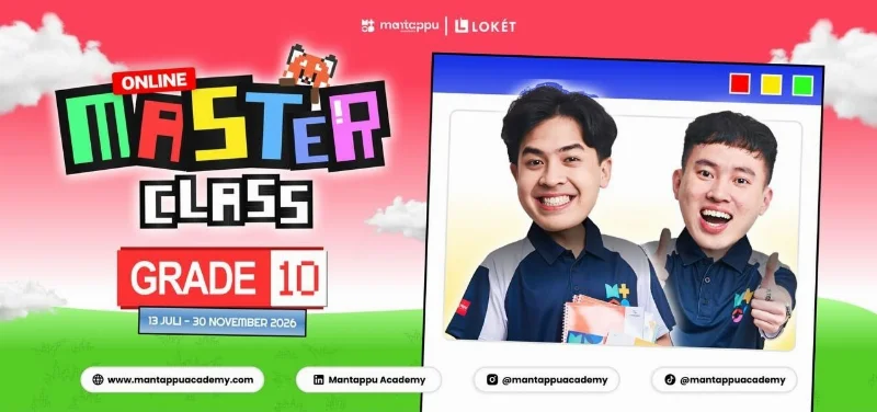 Poster Math Masterclass Ganjil Kelas 10 SMA Semester Ganjil 2026/27