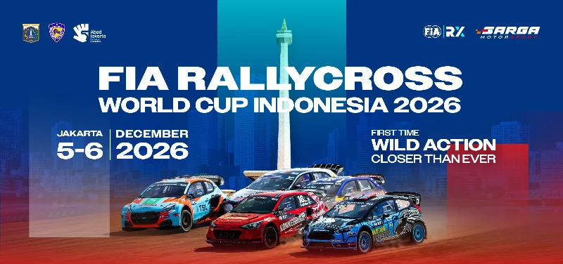 Poster FIA Rallycross World Cup Indonesia 2026