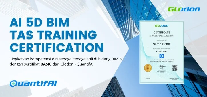 Poster 5D BIM Personal Certification: Glodon QuantifAI
