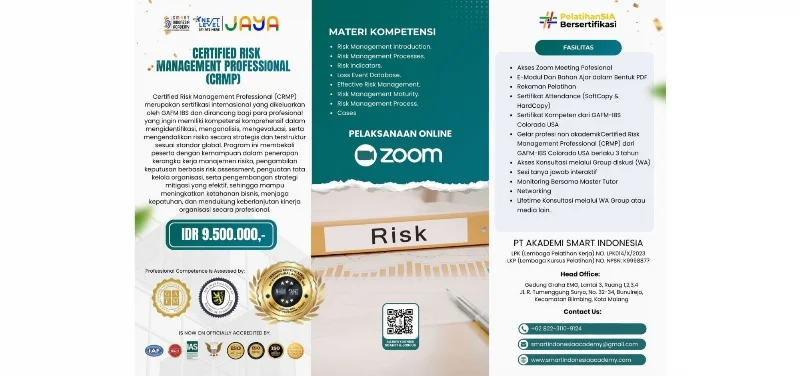 Poster Certified Risk Management Professional (CRMP